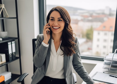 Hausverwaltungsteam bei Besprechung